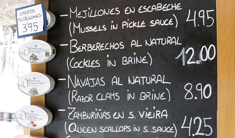 Bares latas conservas de Madrid