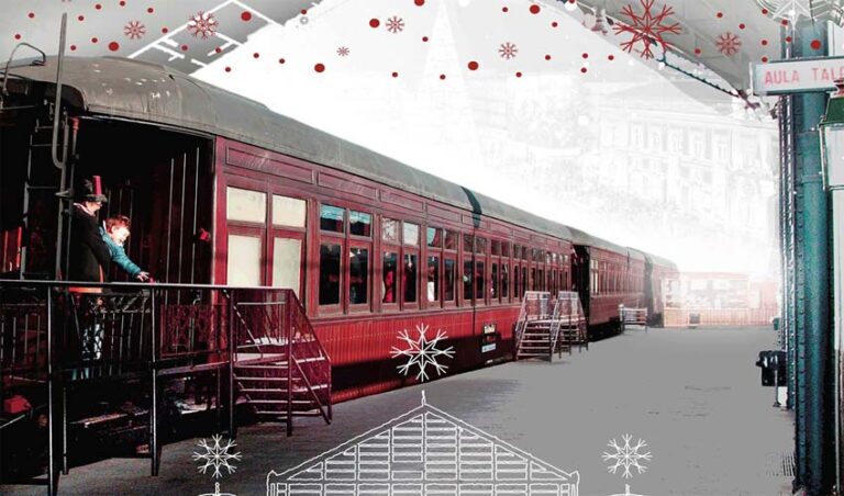 Súbete al tren de la Navidad