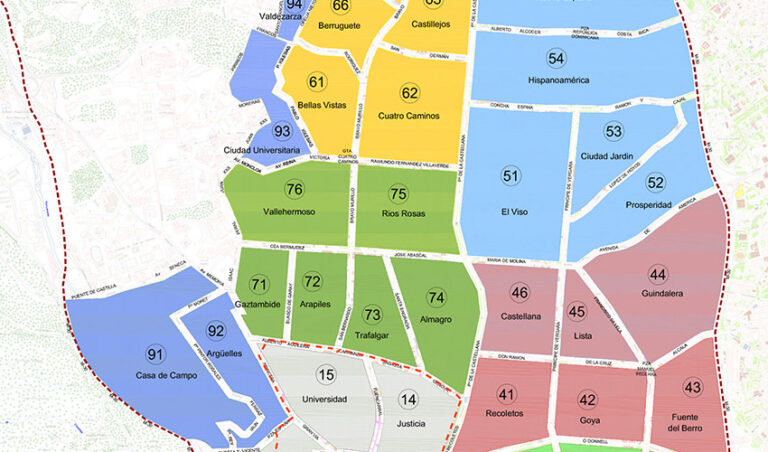 Apréndete los números de las zonas de aparcamiento SER de Madrid