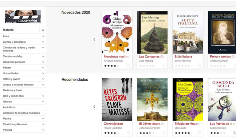 eBiblio: Préstamo de libros electrónicos, prensa y películas