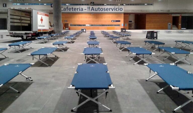 Ifema se prepara para acoger a 150 personas sin hogar