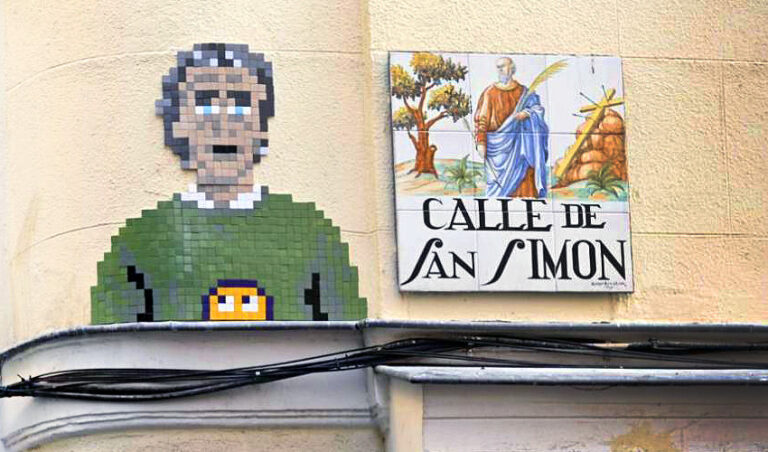 Nean grafiti arte urbano San Simón Lavapies Madrid