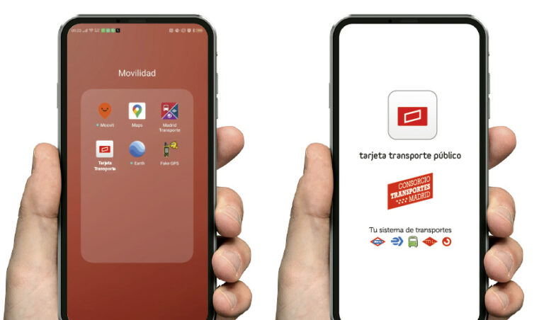 App de pago transporte público Madrid
