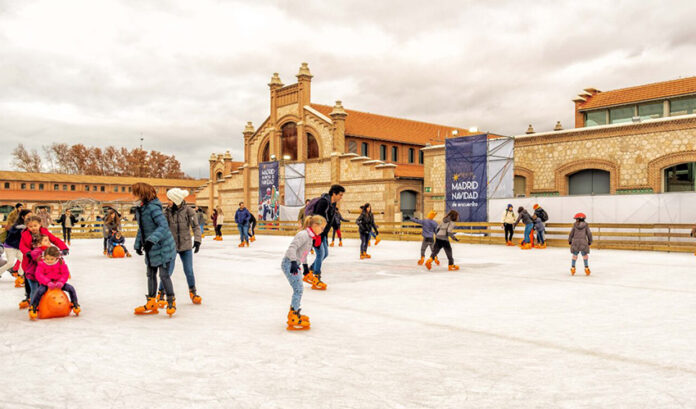 pista de hielo Madrid SLIDEok Navidad en Madrid pistas de hielo