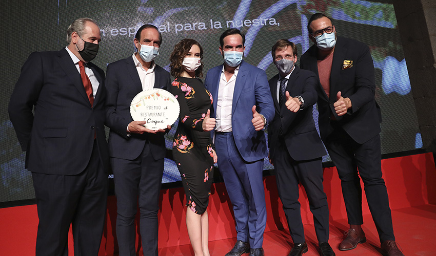 Sacha Hormaechea y los restaurantes Coque y Horcher entre los premiados en los Premios de Gastronomía de la Comunidad de Madrid