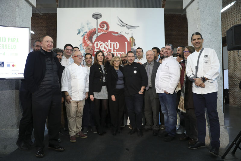 Manuela Carmena presentó el pasado lunes 15 de enero el programa del Gastrofestival de este año, en el que participan 450 restaurantes. 