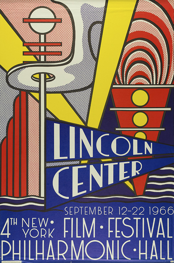Lincoln Center Poster, 1966 © Estate of Roy Lichtenstein