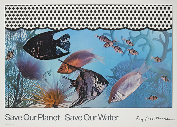 Save ourPlanetSaveourWater, 1971 © Estate of Roy Lichtenstein