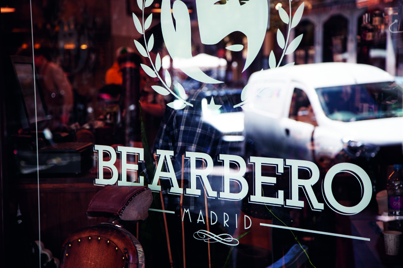 Barbería Bearbero, en la calle Embajadores 10.