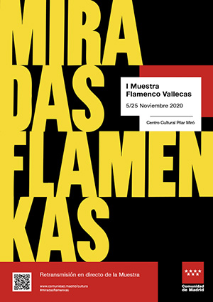 Cartel Miradas Flamencas Madrid. Óscar Mariné