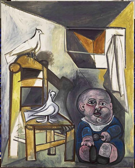  L´Enfant aux colombes. Pablo Picasso, 1943.