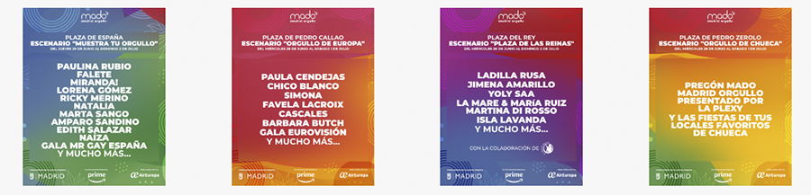 Fiestas del Orgullo 2023 en Madrid