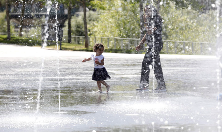 Madrid Rio en verano