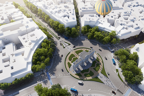 Luz verde a la remodelación de la calle de Alcalá entre Cibeles y la Puerta de Alcalá