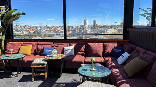 terraza casa suecia madrid en verano