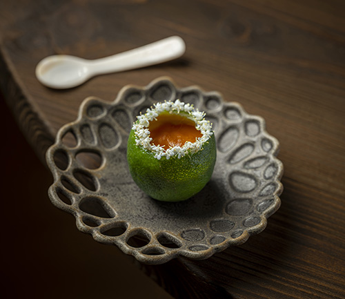 Eneko Atxa en Madrid Restaurante La Sociedad Gastronómika
